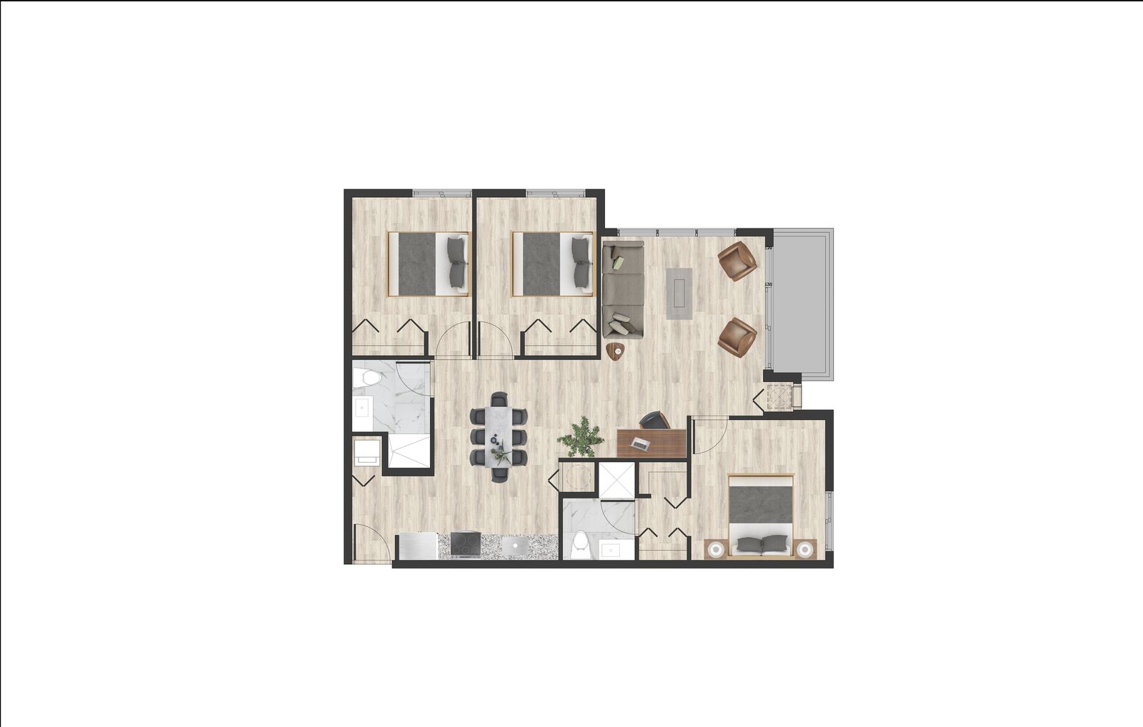 Unit 02 floor plan